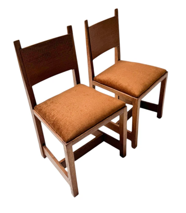 Two Art Deco Modernist Side Chairs by Hendrik Wouda for Pander, 1924